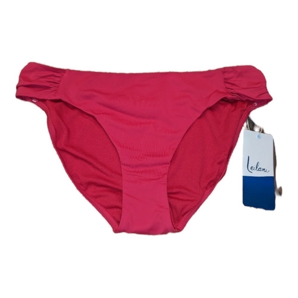 Leilani Cayman Islands Shirred Side Basic Swimsuit Bottom NWT